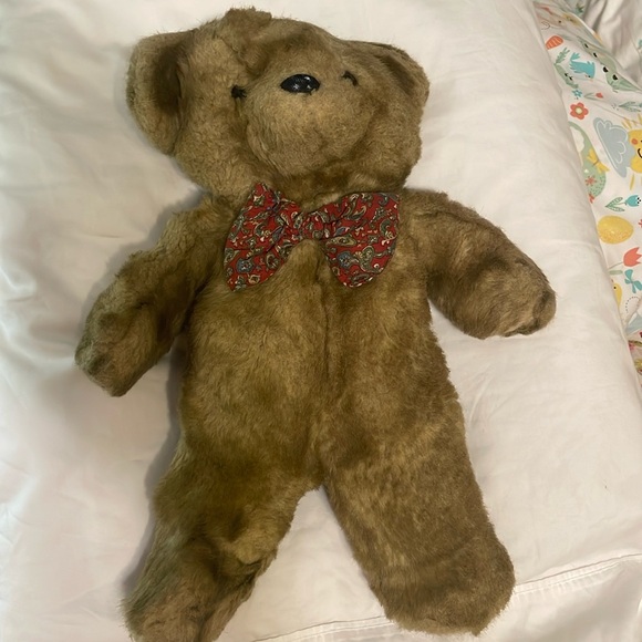 Fine Toy Co. Other - 13" VINTAGE BABY BROWN TEDDY BEAR STUFFED ANIMAL PLUSH TOY